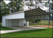 Biloxi Mississippi Utility Carports and Combo Carports